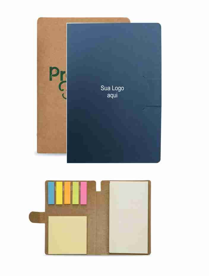Bloco com auto adesivos - 10x15 cm - personalizado